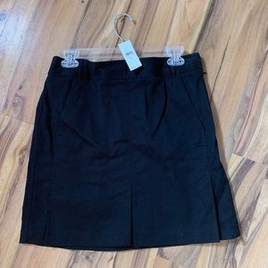 LOFT black cotton skirt
